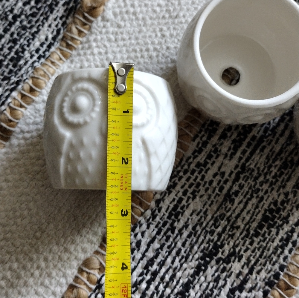 Adorable White Owl Ceramic Succulent planters - Picture 3 of 4
